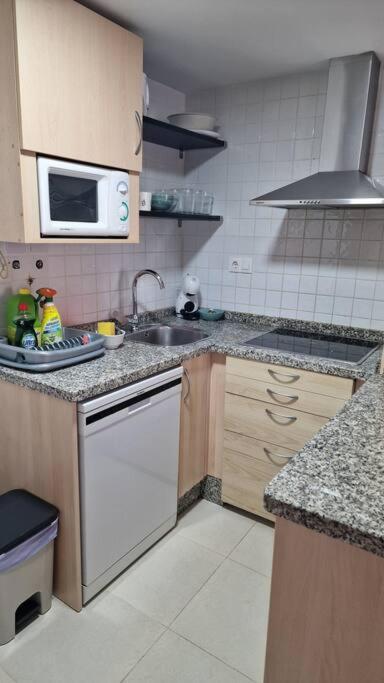 Alojamiento Con Terraza 1B02 En La Playa De Vera. Экстерьер фото
