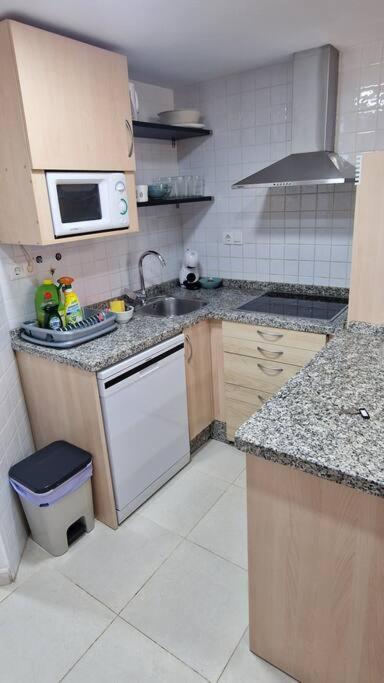 Alojamiento Con Terraza 1B02 En La Playa De Vera. Экстерьер фото